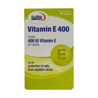 کپسول ویتامین E 400 واحدی یوروویتال ۴۰ عدد